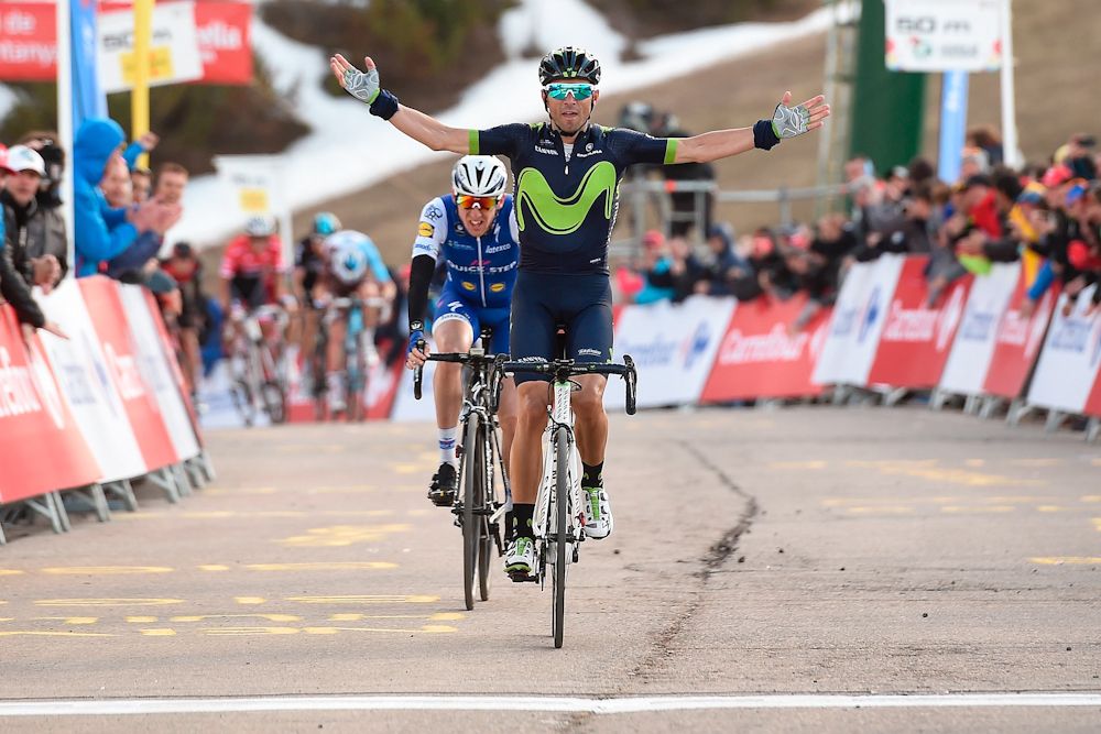 Alejandro Valverde wins stage 3 at the Volta a Catalunya ahead of Dan Martin