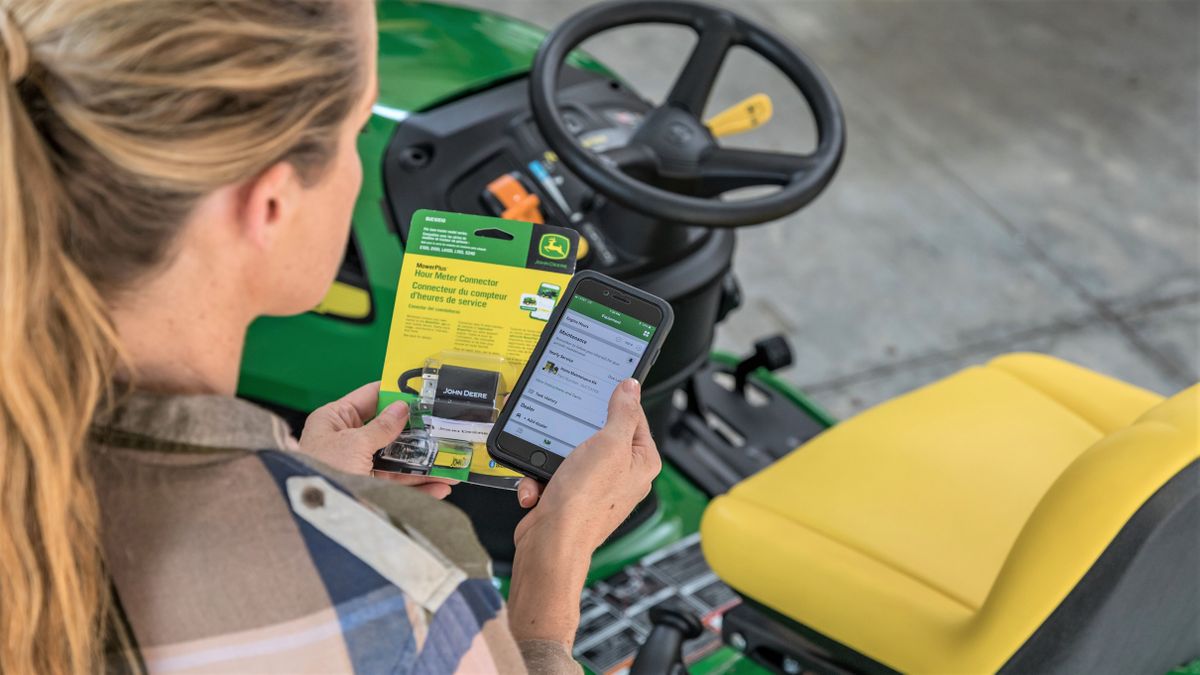 John Deere autonomous lawn tractor