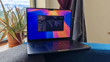 MacBook Pro running the Proton VPN app