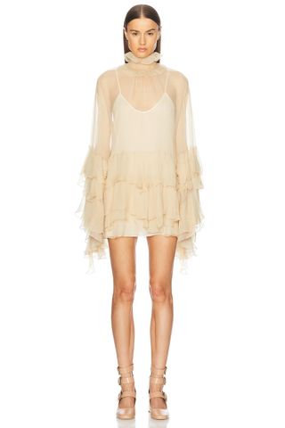 Chiffon Mini Dress