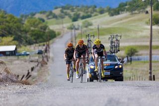 Routley soloes to stage win, race lead in Chico Stage Race