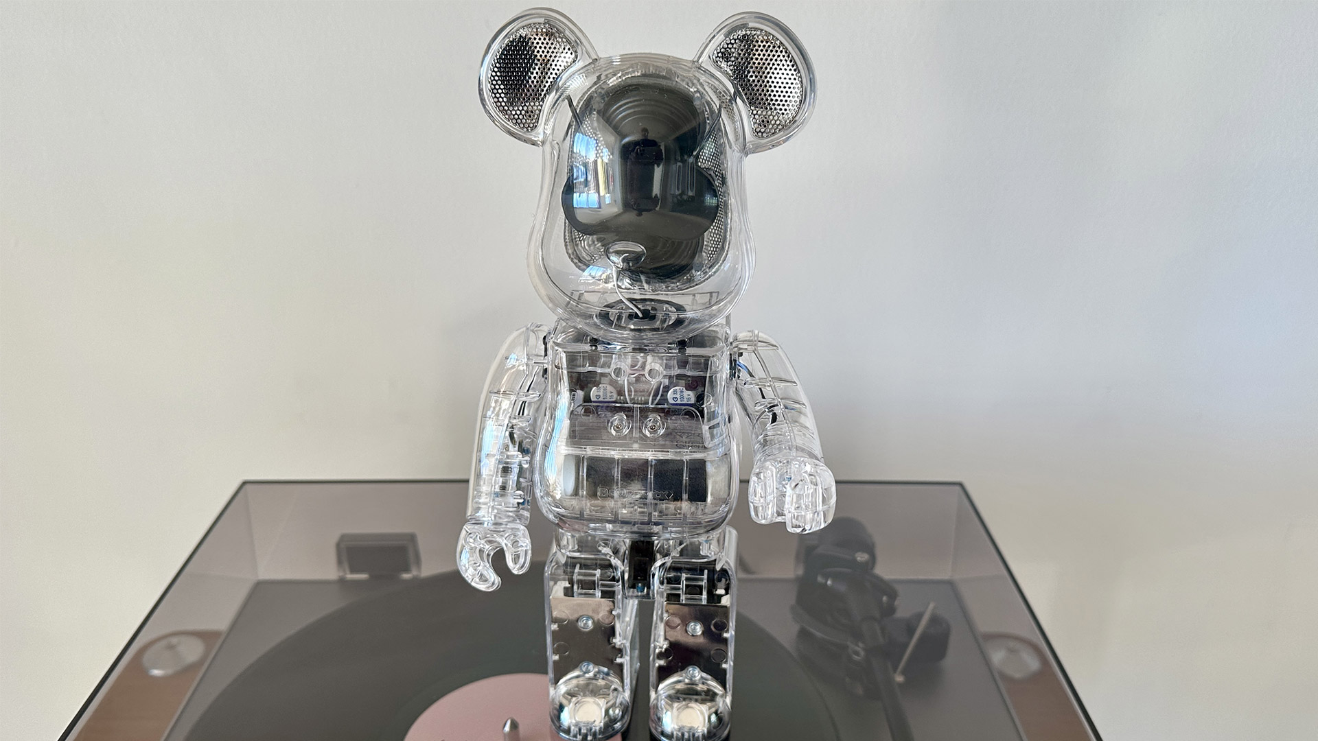 I tried the expensive yet eccentric Bearbrick Bluetooth speaker 
