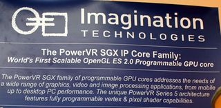 Basic information about the Power VR chip.