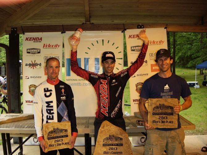 Men's podium at Syllamo's Revenge
