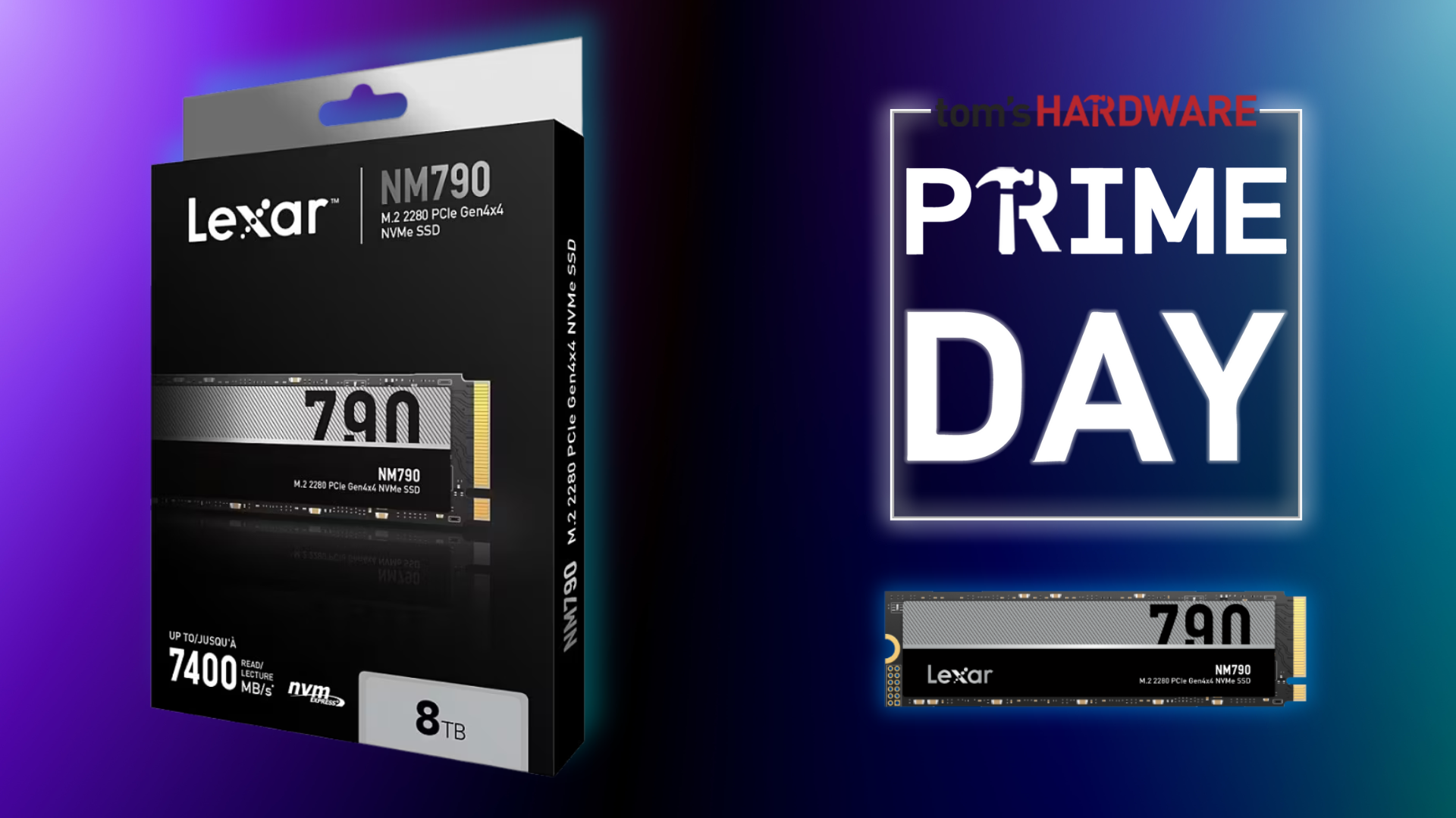 Lexar NM790 8TB SSD on sale on Amazon Prime Big Deals Day