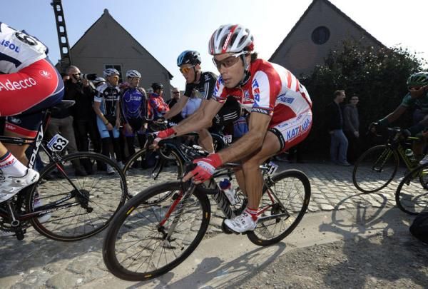Oscar Freire (Katusha) finished in 97th place