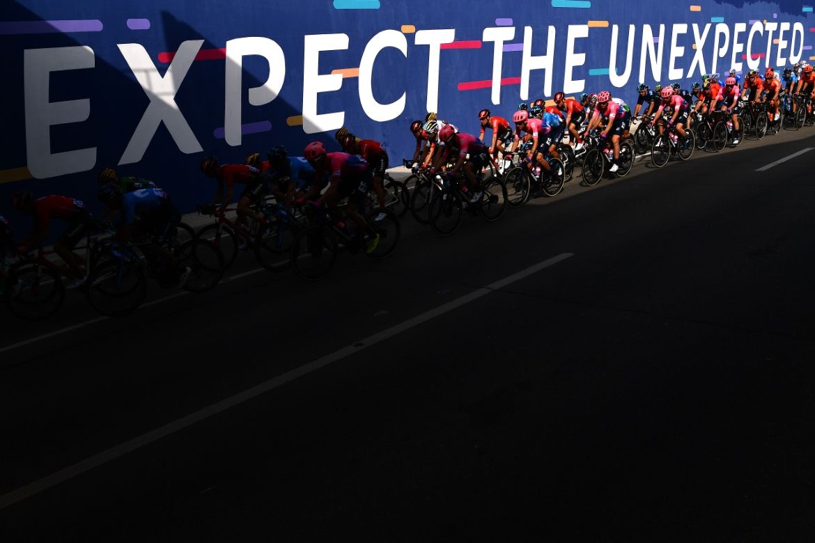Riders at the inaugural UAE Tour