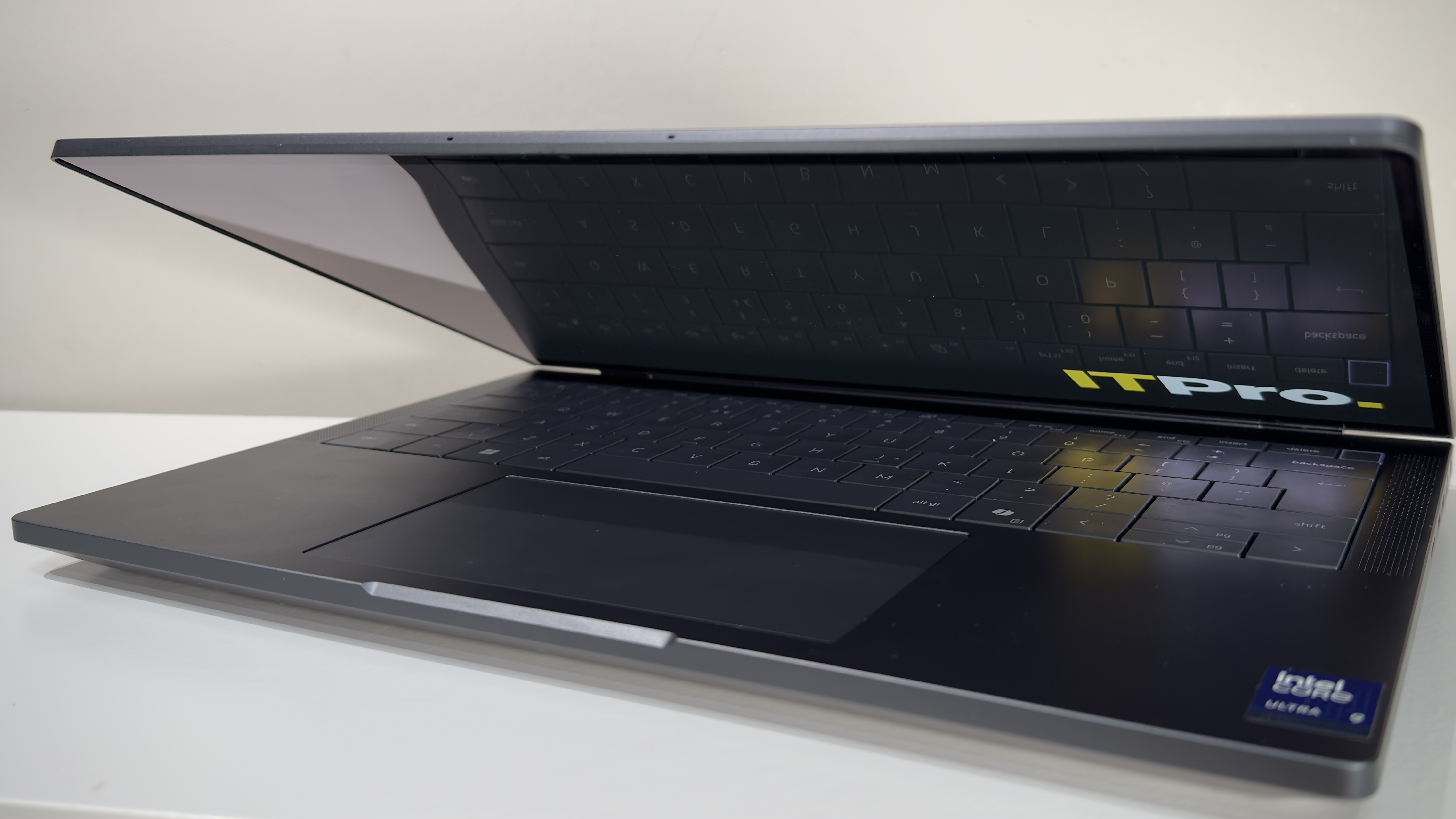 The Dell Pro Max 14 Premium laptop on a desk