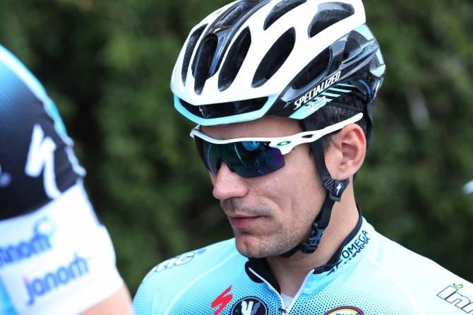 Geert Steegmans (Omega Pharma-QuickStep) before stage two of the Tour of Turkey.