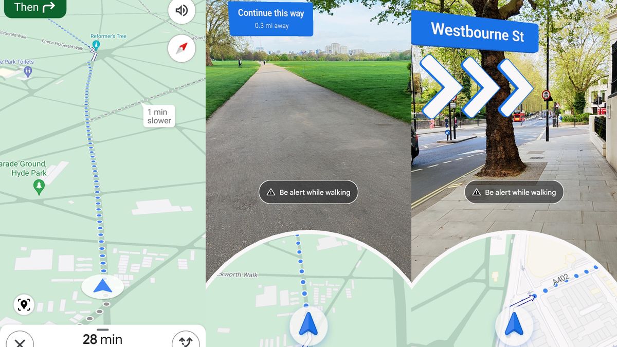 So verwendest du Augmented Reality (AR)-Wegbeschreibungen in Google Maps