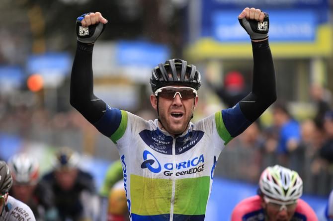 Matt Goss (Orica-GreenEdge) found his speed in Indicatore