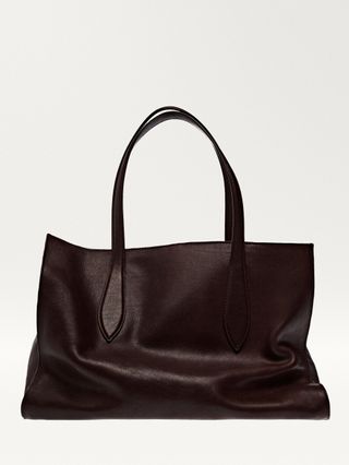 Nappa Leather Maxi Tote Bag