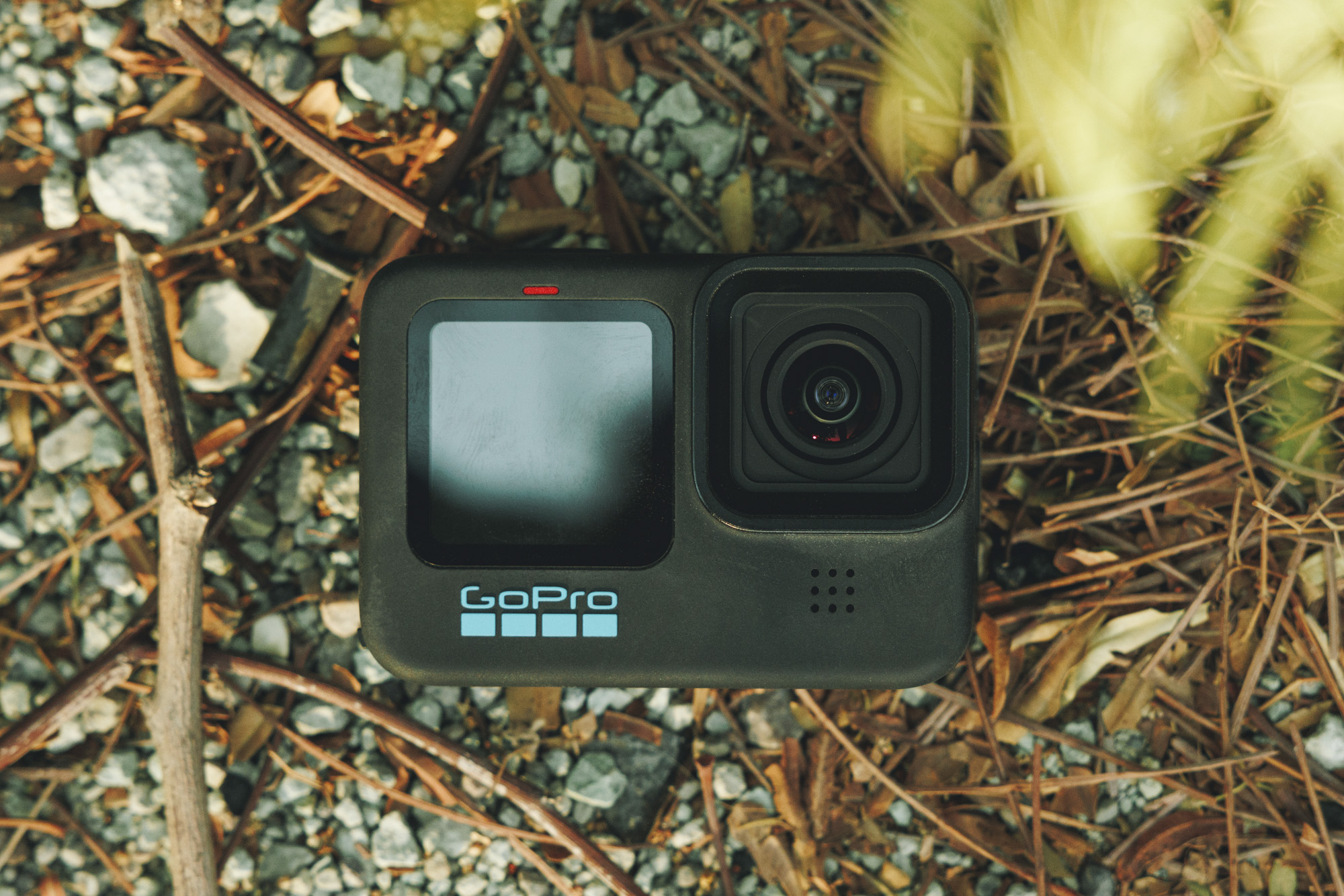 GoPro Hero 11 Black draußen auf einem Waldboden