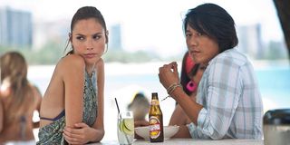 Gal Gadot and Sung Kang in Fast Five