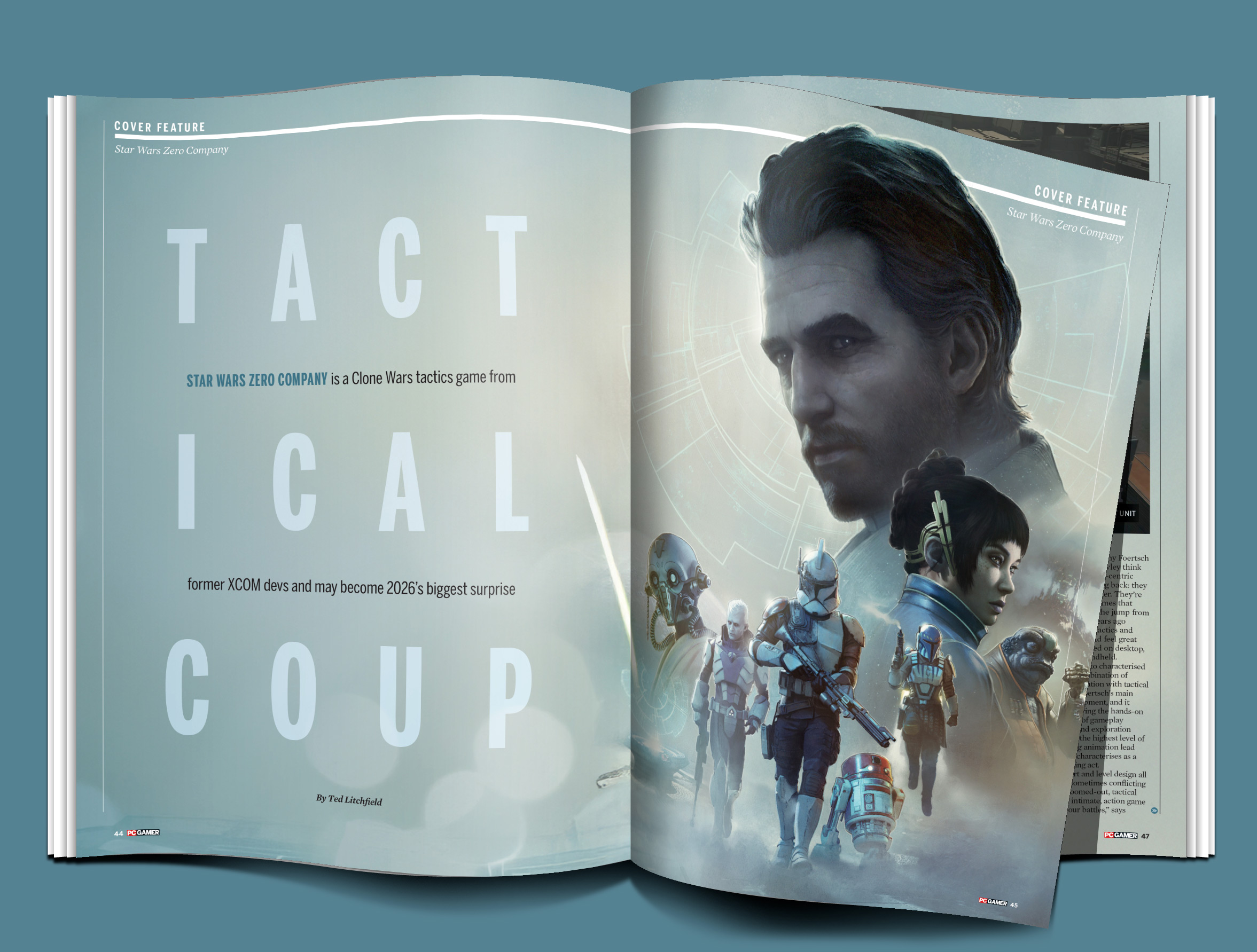 PC Gamer magazine issue 421 Star Wars Zero Company