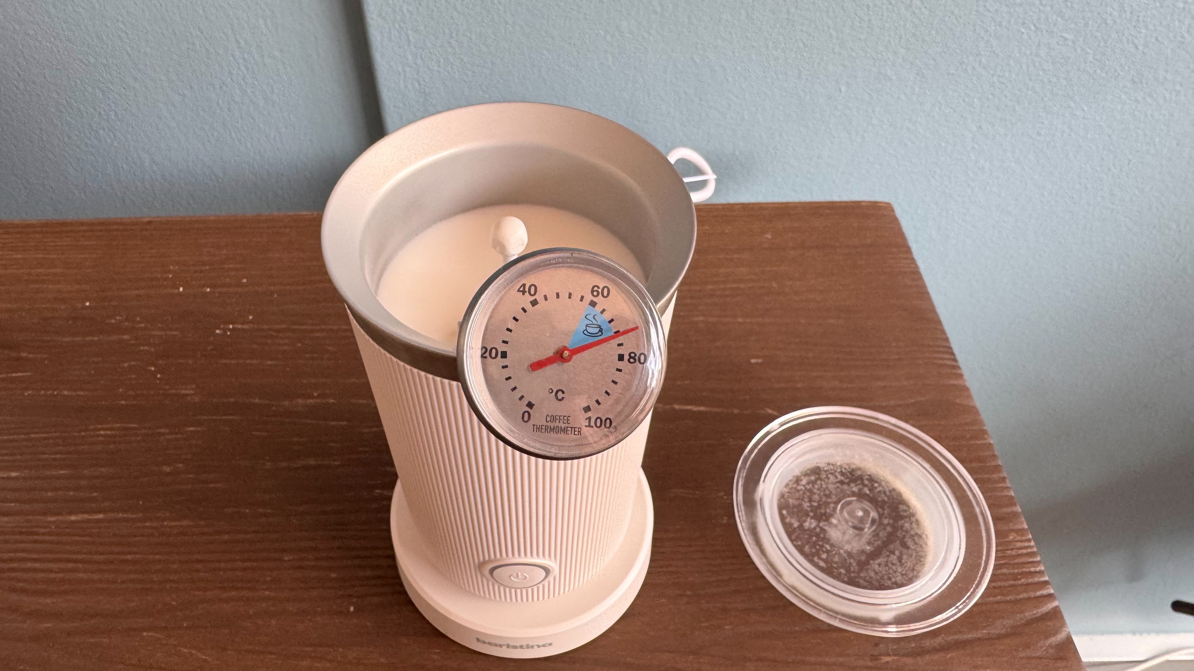 Philips Baristina Milk Frother with milk thermometer