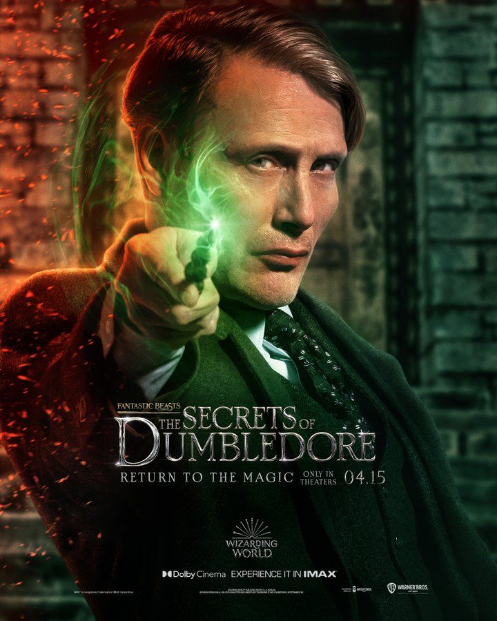 Fantastic Beasts: The Secrets of Dumbledore Mads Mikkelsen