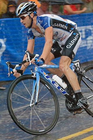 Lucas Euser rode through torrential rain to win the 2008 Univest Grand Prix.