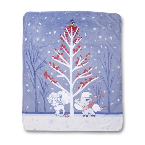 Pok&eacute;mon Winter Woodland Fleece Throw Blanket