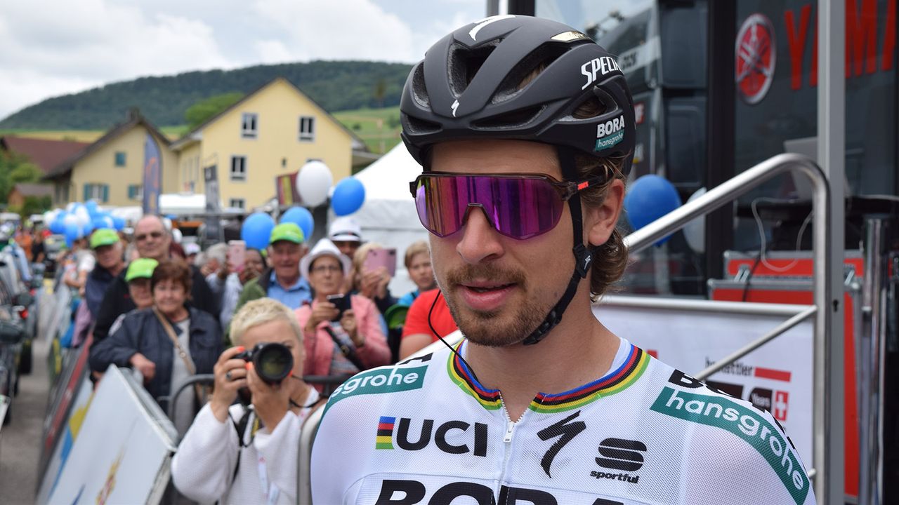 Peter Sagan has the full range of 100% sunglasses to choose from