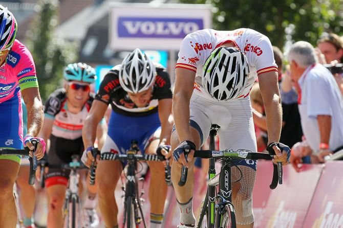 Tom Dumoulin (Argos Shimano) dejected after losing the overall Eneco Tour
