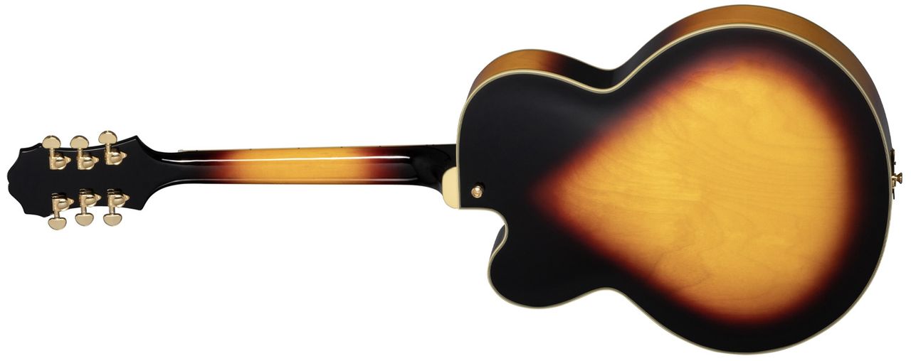 Epiphone Broadway 2023 &ndash; now available in Wine Red and Vintage Sunburst