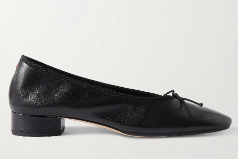 Aeyde, Onda Bow Detailed Leather Pumps
