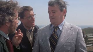 Martin and Matt arguing with the mayor in Jaws