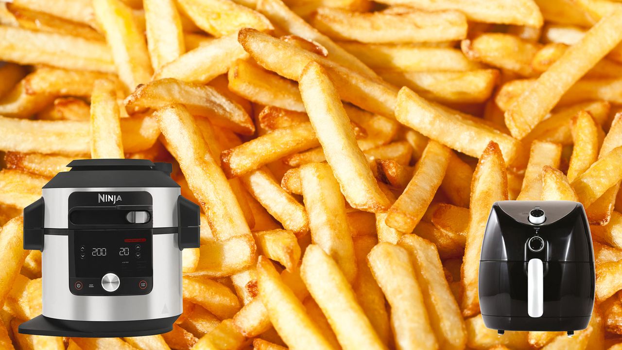 Air fryer chips/fries montage