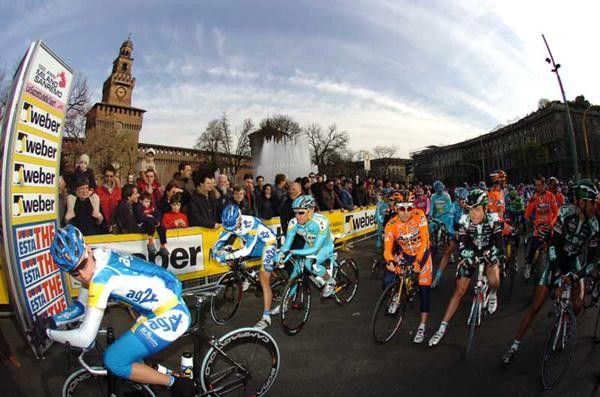 La Partenza of the 98th Milano-Sanremo.