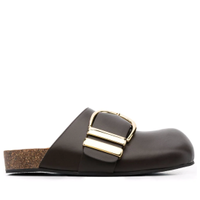 The Downing buckle-detail mules, £630 | Khaite 