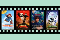 A collage of the best kids movies on Netflix