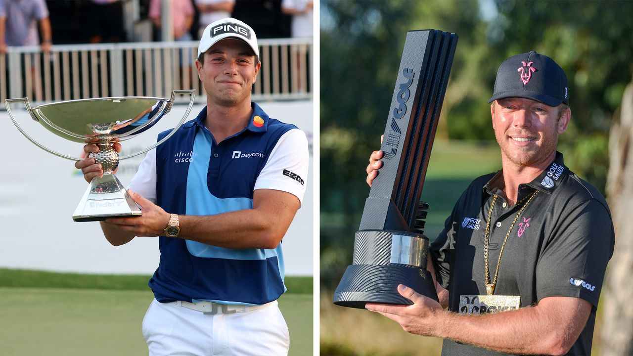 Images of Viktor Hovland and Talor Gooch