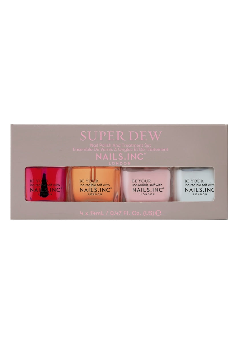 Super Dew 4-Piece Nail Polish Set