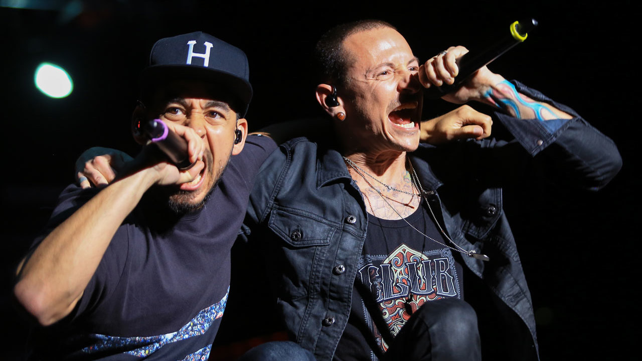 Mike Shinoda and Chester Bennington, Rock On The Range 2015