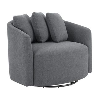 Beautiful Drew Chair by Drew Barrymore, Charcoal Boucle