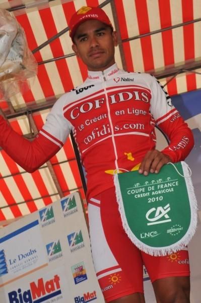 Leonardo Duque (Cofidis) is the new leader of the Coupe de France