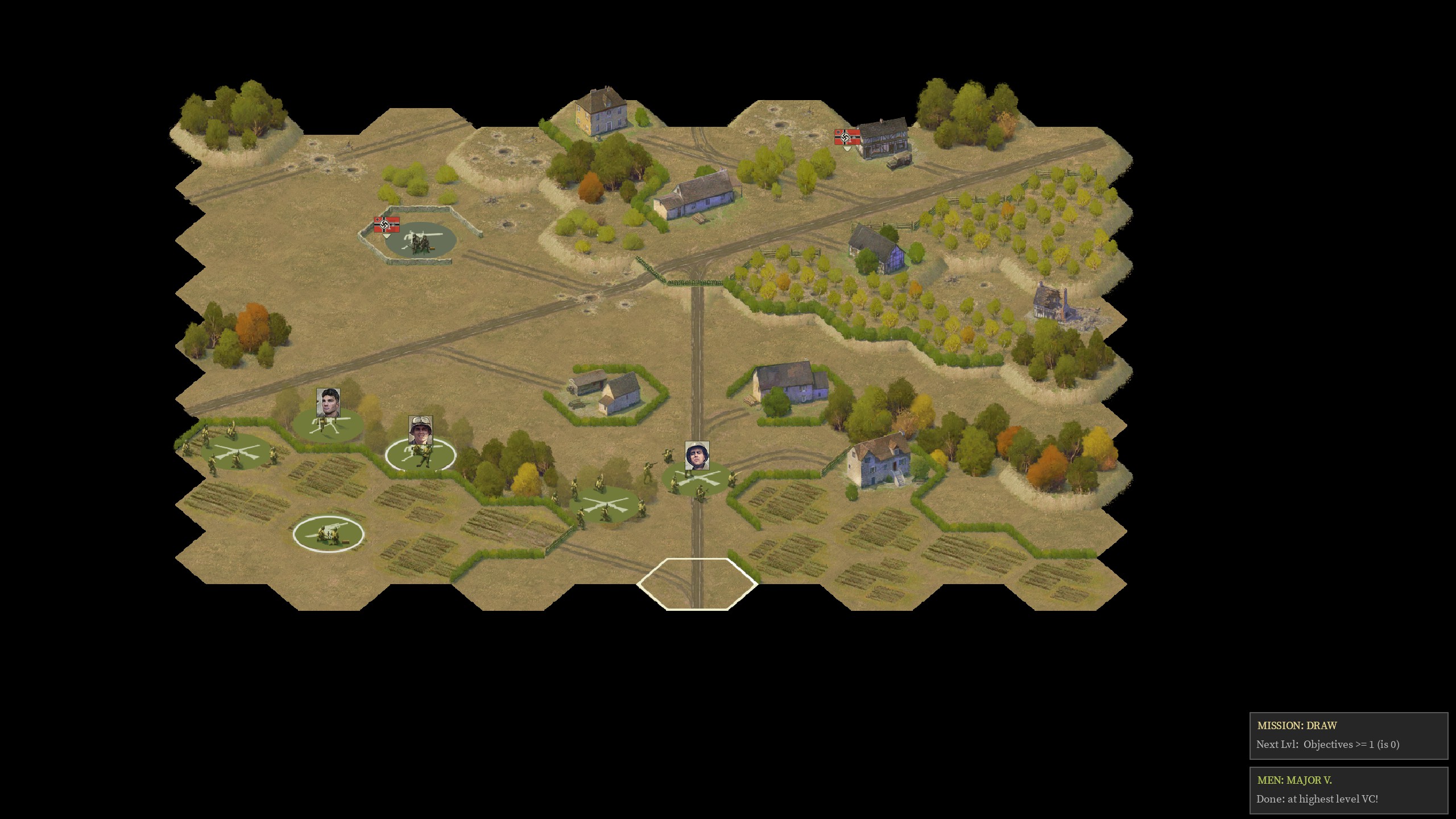 Burden of Command is a WW2 wargame that saddles you with anxiety about each soldier's life