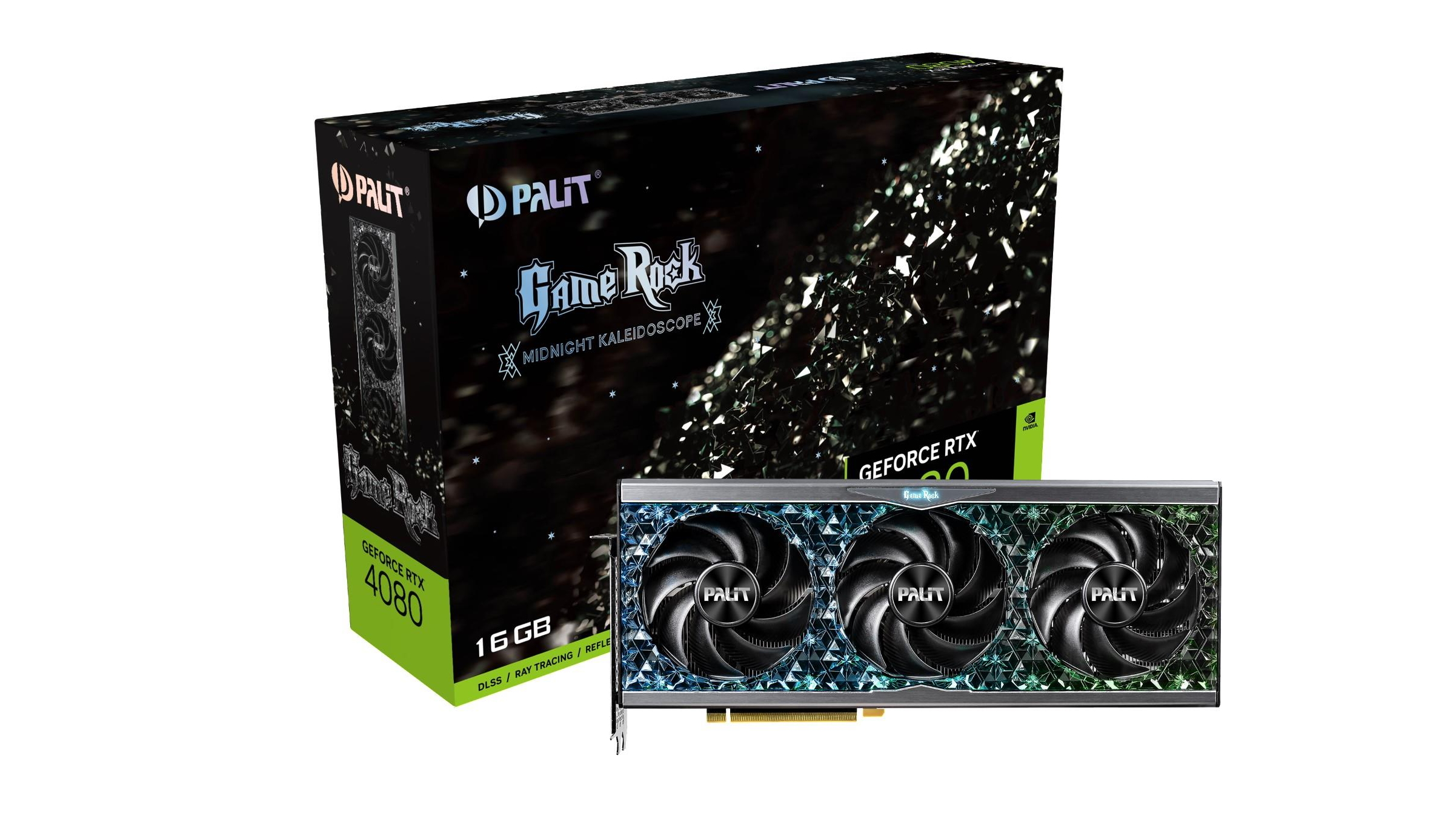 GPU Palit RTX 4080 con caja