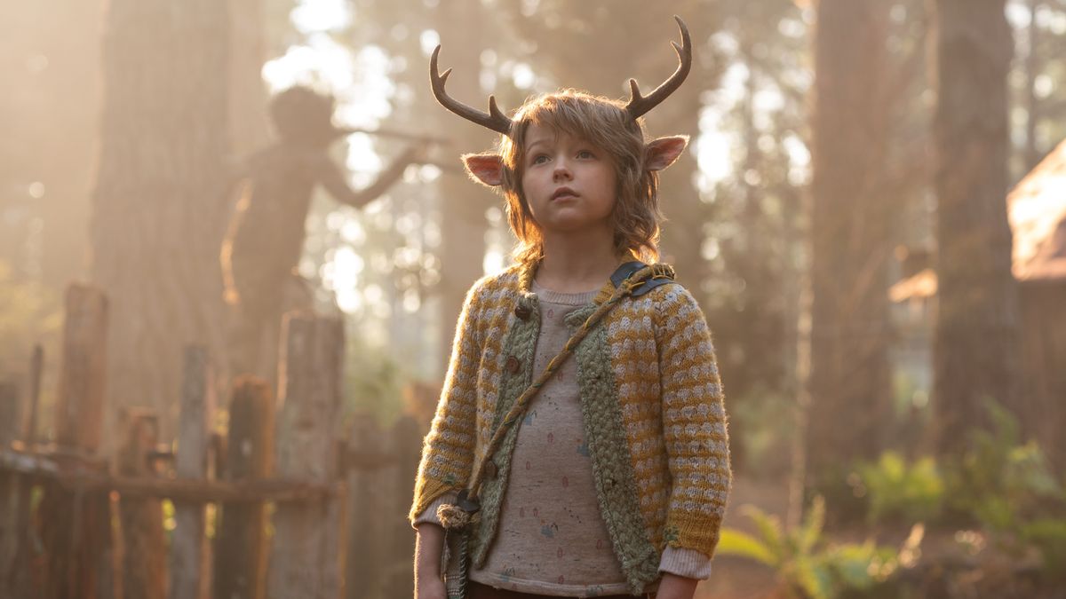 Christian Convery as Gus in "Sweet Tooth" on Netflix.