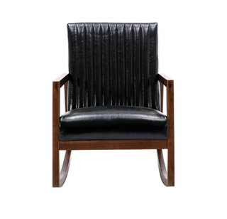 faux leather modern rocking chairs