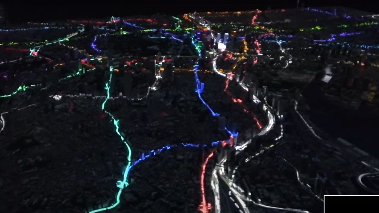 Screenshots of the Urban Lab AR Tokyo project
