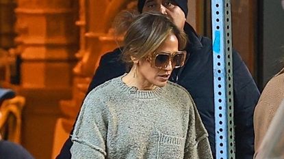 Jennifer Lopez channeled her inner "Jenny from the block" with a pair of Timberlands.