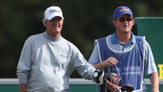 Russ Cochran and Reed Cochran at the 2011 Senior Open