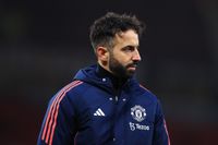 Manchester United head coach Ruben Amorim looks on following his side's defeat against AFC Bournemouth