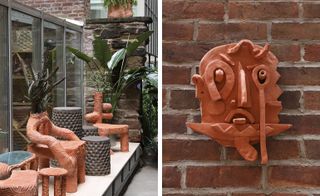 Patrick Parrish Garden Party Exhibition Terracotta Furniture