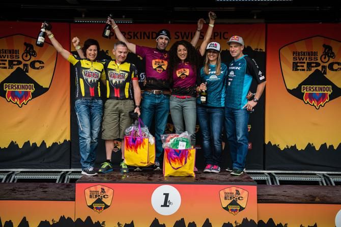 Swiss Epic mixed flow podium