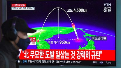 South Korean media show the flight path of North Korea’s latest ICBM