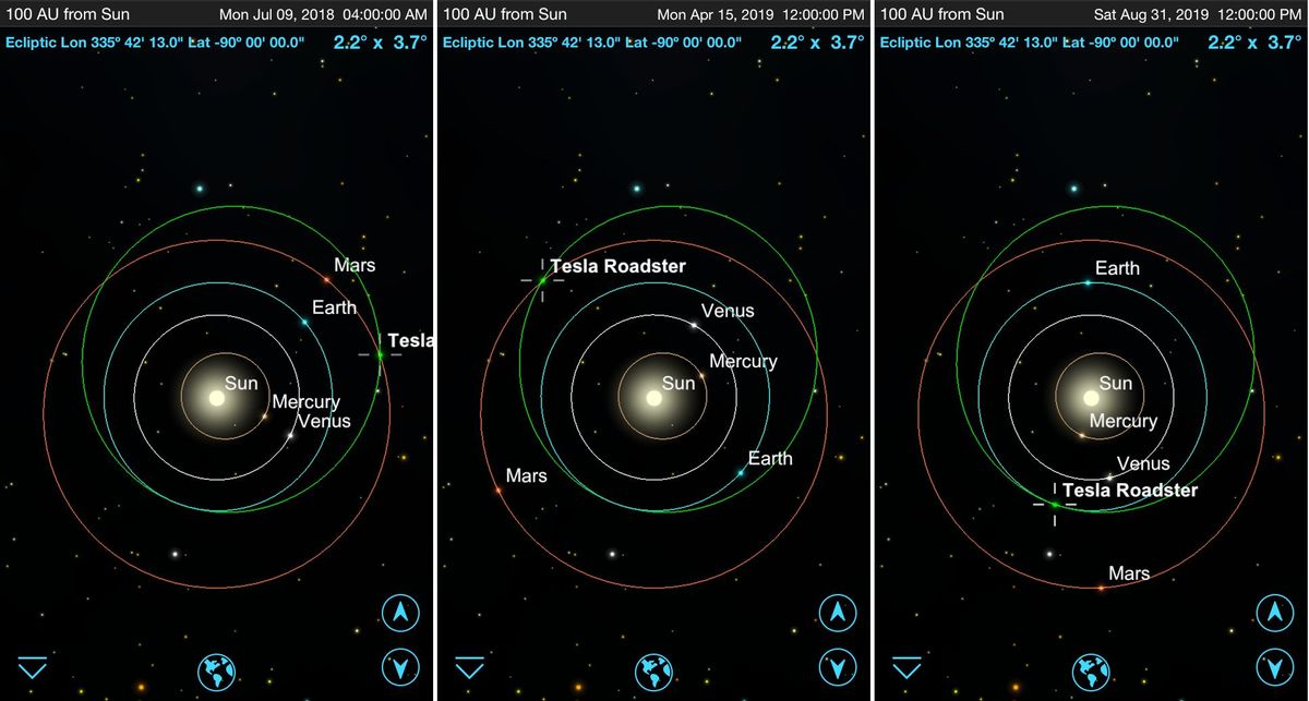 How To Track Elon Musks Tesla Roadster Using Mobile Apps