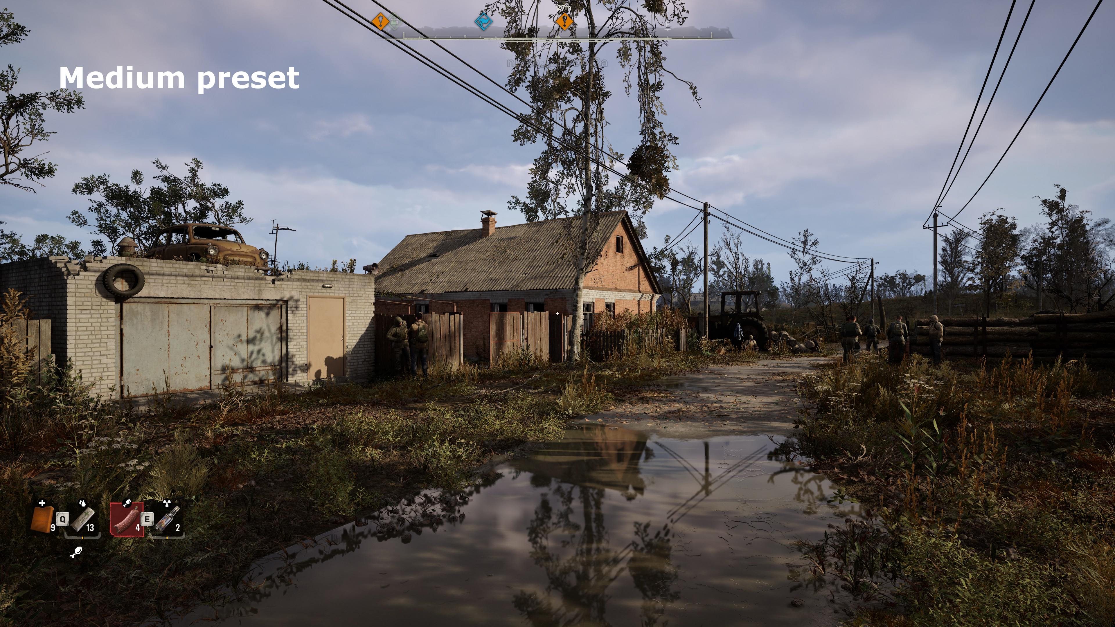 A screenshot from S.T.A.L.K.E.R. 2: Heart of Chornobyl using the Medium quality preset